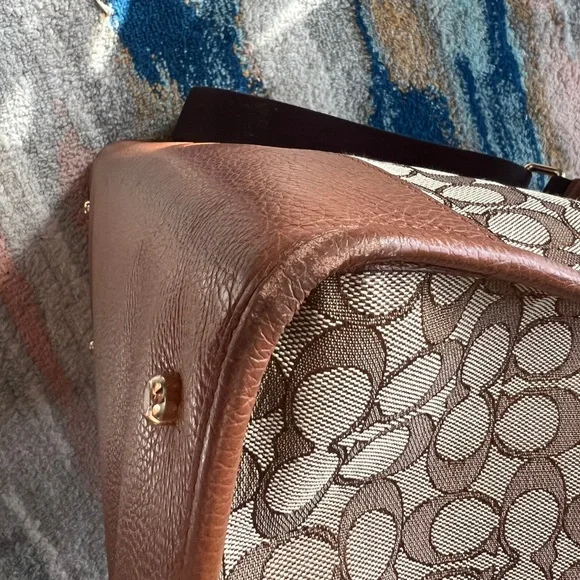 Coach Brown and Multicolor Tote Bag - Picture 9 of 12